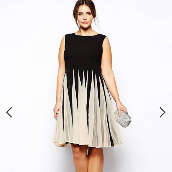 ASOS Maternity Dresses & Skirts - ASOS MATERNITY | Sleeveless Tulle Pleated Midi Dress Sz 8